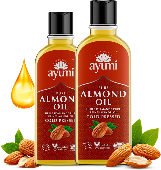 AYUMI PURE ALMOND OIL (BP) (COLD PRESSED) 6 x 150ML