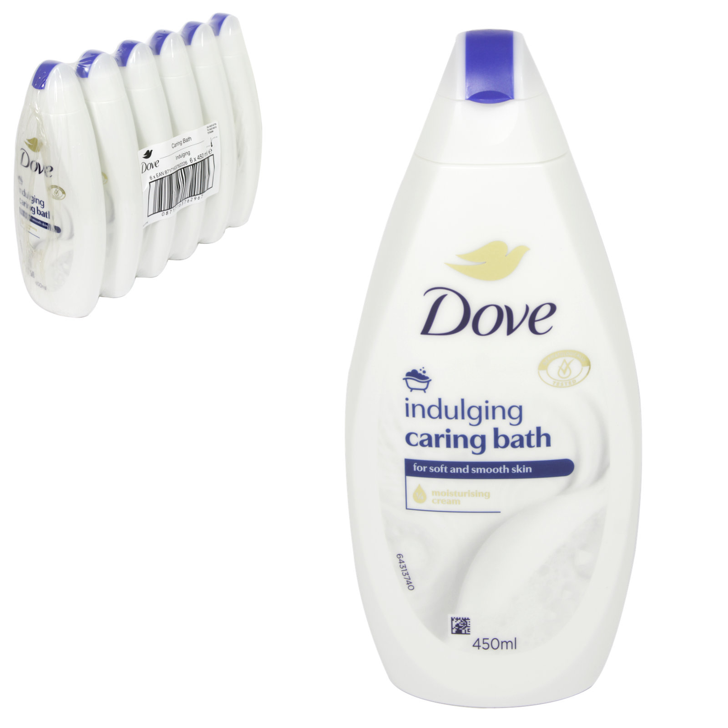 DOVE BATH ORIGINAL 6 × 450ML