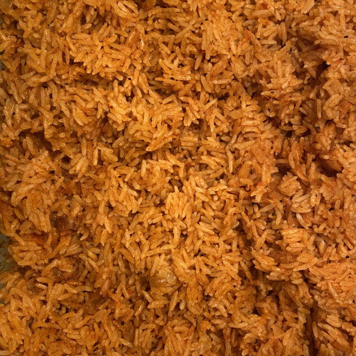 Ghanaian Jollof Rice with Roasted Chicken | Frozen Ready Meal