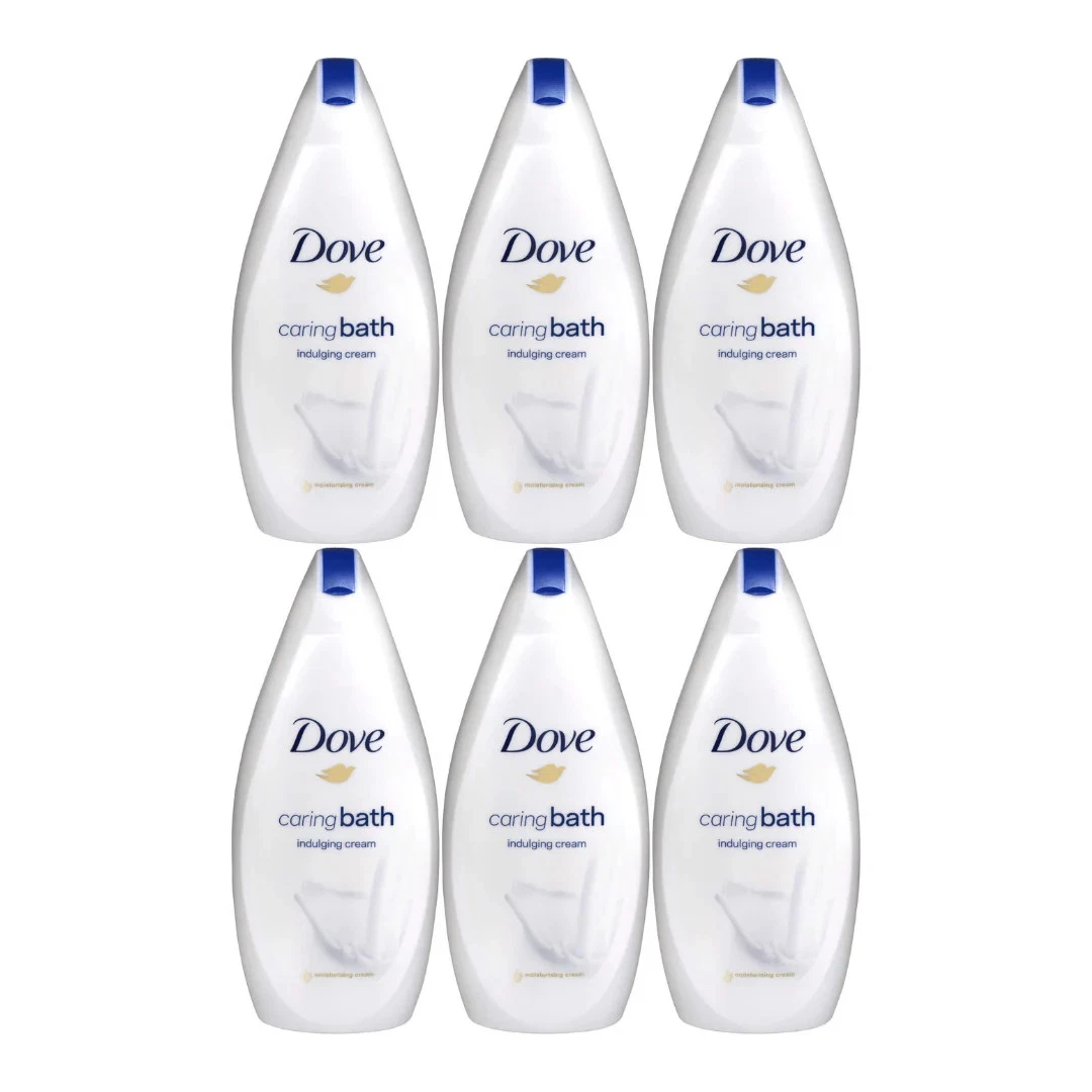 DOVE CREAM BATH 500ML SHEA BUTTER 6 x 450ML