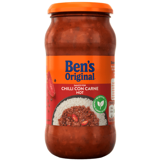Bens Mexican Sauce Chilli Hot  6x450g