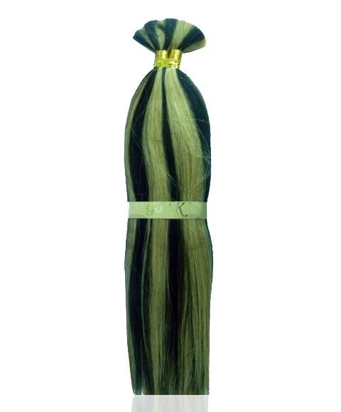 JANET HH MINK YAKY BULK 18 Color TT1B/27 Human Hair Braids Asetena Pa 