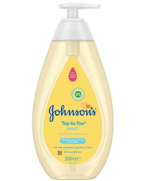 JOHNSONS TOP TO TOE WASH 500 ml Body Care Asetena Pa 