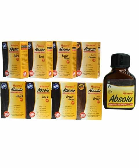 ABSOLU PERMANENT HAIR COLOUR 6 g Color Jet Black Hair Color Asetena Pa 