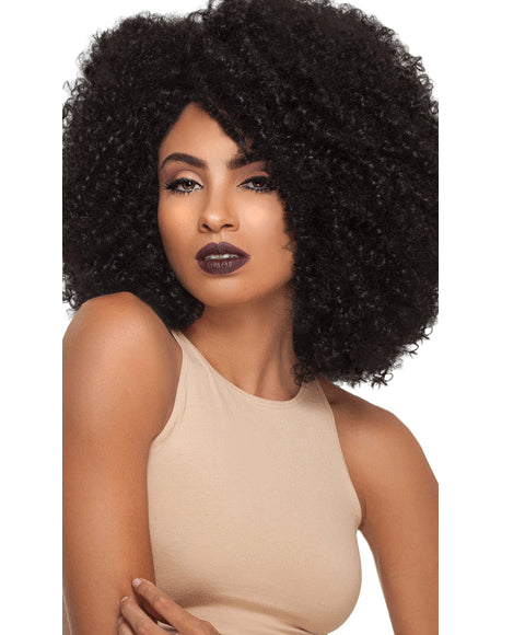 BIG BEAUTIFUL HAIR SYN LACE FRONT 4A KINKY WIG  Color 4 Curls Types Asetena Pa 