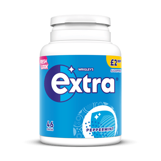 Extra Peppermint Gum Bottle   6x46pc