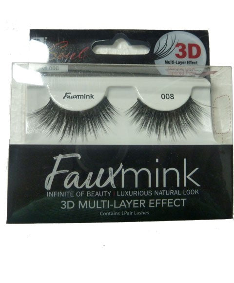 RESPONSE SOUL FAUX MINK 3D EFFECT EYELASH 008  Color Black Eye Makeup Asetena Pa 