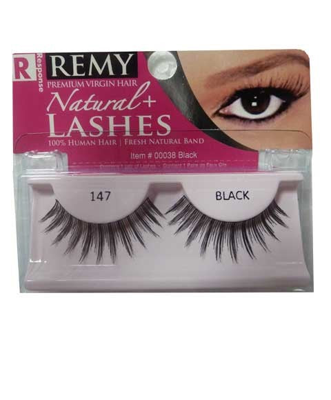 RESPONSE REMY NATURAL PLUS LASHES 147  Color Black Eye Makeup Asetena Pa 