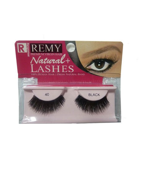 RESPONSE REMY NATURAL PLUS LASHES 40  Color Black Eye Makeup Asetena Pa 
