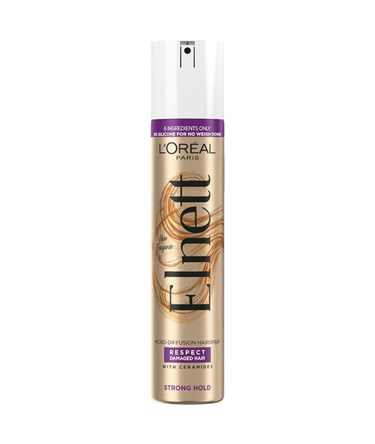 ELNETT RESPECT DAMAGED HAIR STRONG HOLD HAIRSPRAY 300 ml Sprays, Serums and Oils Asetena Pa 