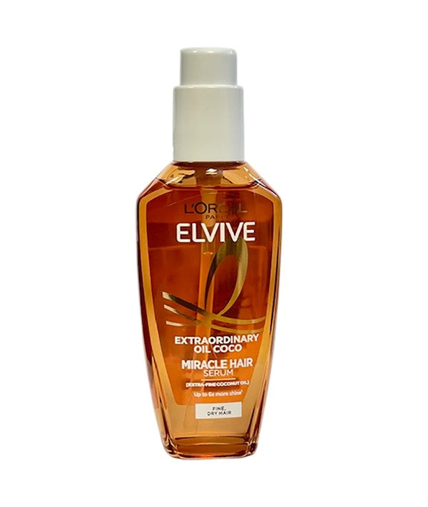 ELVIVE EXTRAORDINARY OIL WITH COCONUT OIL FOR NORMAL TO DRY HAIR 100 ml Sprays, Serums and Oils Asetena Pa 