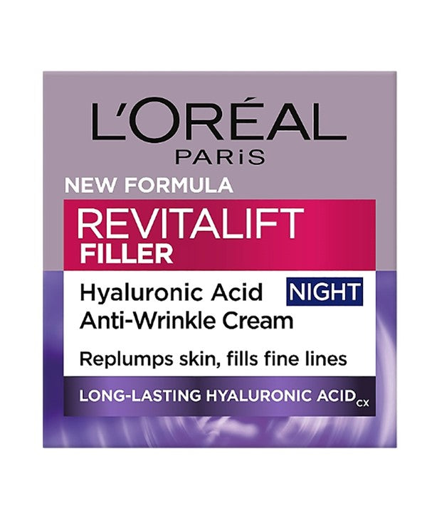 REVITALIFT FILLER DEEP REPLUMPING ANTI AGING NIGHT CREAM 50 ml Skin Treatments Asetena Pa 