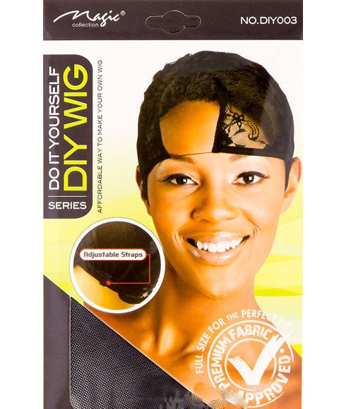 MAGIC COLLECTION DIY SERIES SIDE PARTING U PART WIG CAP DIY003  Color Black Extensions Accessories Asetena Pa 