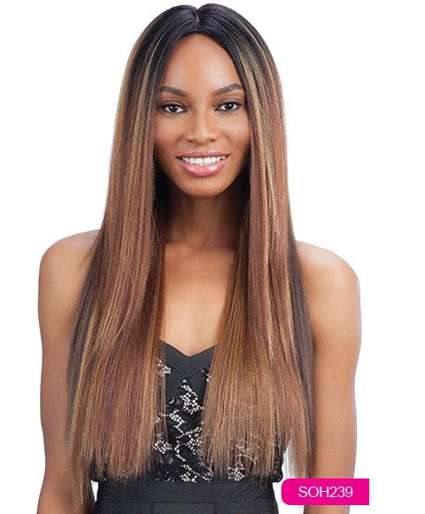 MODEL MODEL PREMIUM SEVEN STAR SYN MARISSA WIG  Color 1B Synthetic Hair Wigs Asetena Pa 