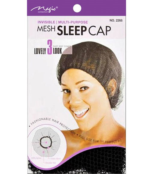 MAGIC COLLECTION MESH SLEEPING CAP 2268  Color Item 2268 Durags and Caps Asetena Pa 