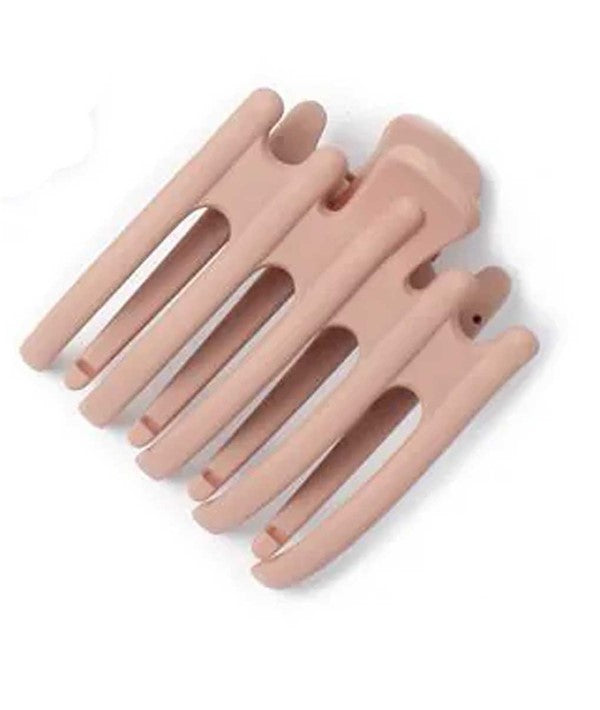 RECYCLED MATT FINISH CLAW CLAMP MILKY COFFEE BROWNS 9437 Hair Accessories Asetena Pa 