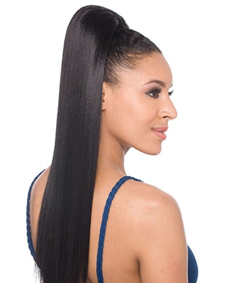 EQUAL DRAWSTRING PONYTAIL SYN FUTURA YAKI STRAIGHT 18 Color 4 PonyTail Asetena Pa 