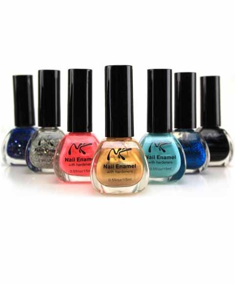 NK NAIL ENAMEL WITH HARDENERS 15 ml Color 092 Orange Nails Asetena Pa 