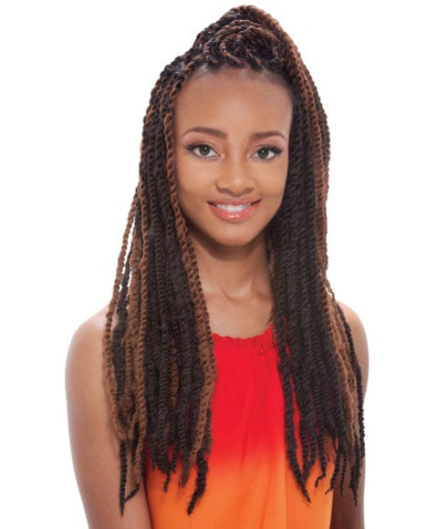 NOIR AFRO TWIST BRAID  Color OE2TBG Hair for Braid Extensions Asetena Pa 