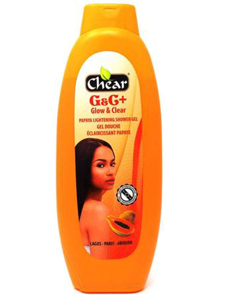 CHEAR G AND C GLOW AND CLEAR PAPAYA SHOWER GEL 750 ml Body Care Asetena Pa 