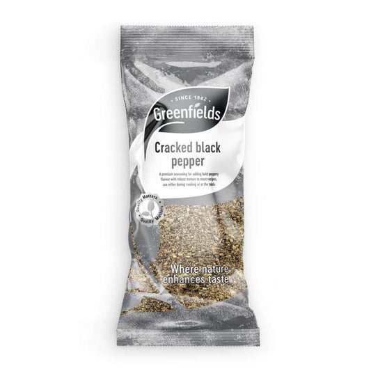 Greenfields Cracked Black Pepper  12x75g