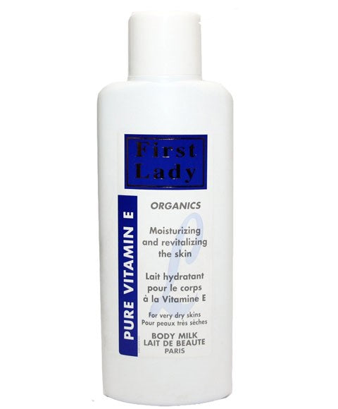 FIRST LADY ORGANICS PURE VITAMIN E BODY MILK 750 ml Skin Moisturizing Asetena Pa 