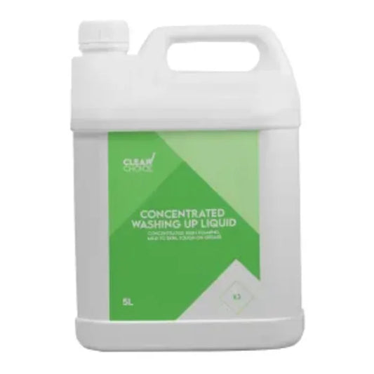 Clean Choice Concentrated Washing Up Liquid 5L Case of 2