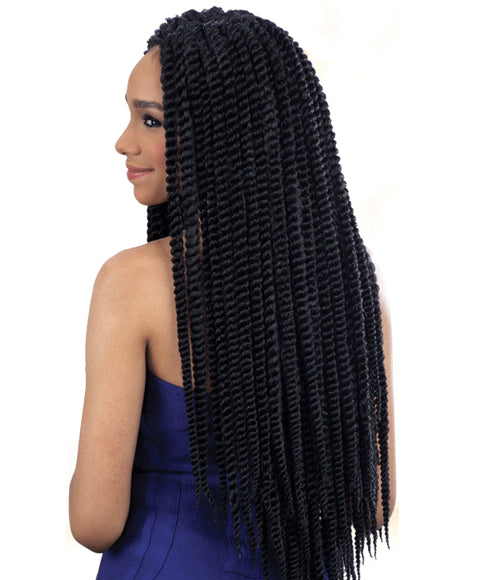 QUE SYN 2 X JUMBO SENEGAL TWIST BRAID  Color 2 Hair for Braid Extensions Asetena Pa 