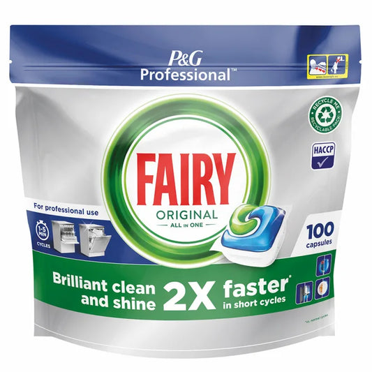 Fairy Professional Auto Dishwasher Capsules Original 1x100`s