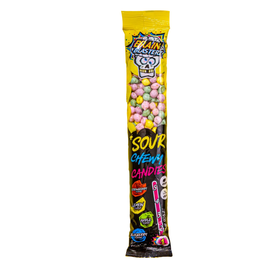 Brain Blasterz Sour Chewy Candies  12x60g(8)