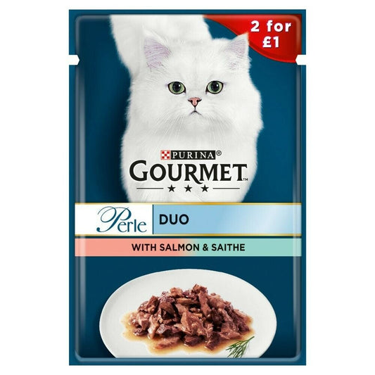 Gourmet Perle Gig Salmon & Saithe  For   26x85g