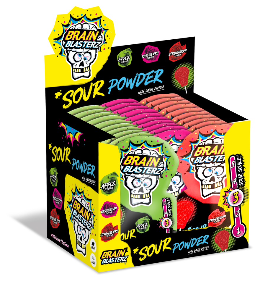 Brain Blasterz Sour Powder Dipper  30x10g(8)