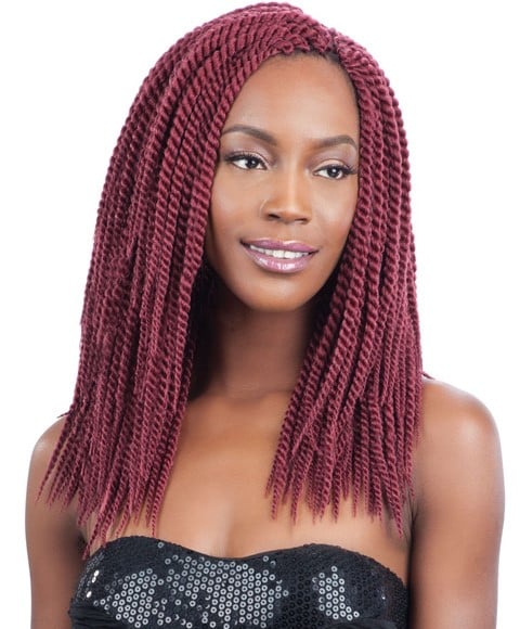 GLANCE SYN SENEGALESE TWIST LARGE BRAID  Color 4 Hair for Braid Extensions Asetena Pa 