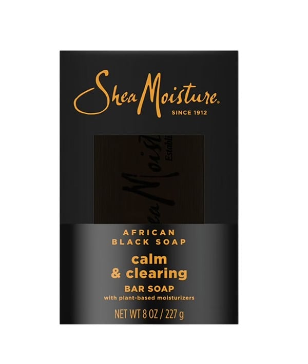AFRICAN BLACK CALM AND CLEARING BAR SOAP WITH SHEA BUTTER 227 g (Pack of 2) Body Care Asetena Pa 