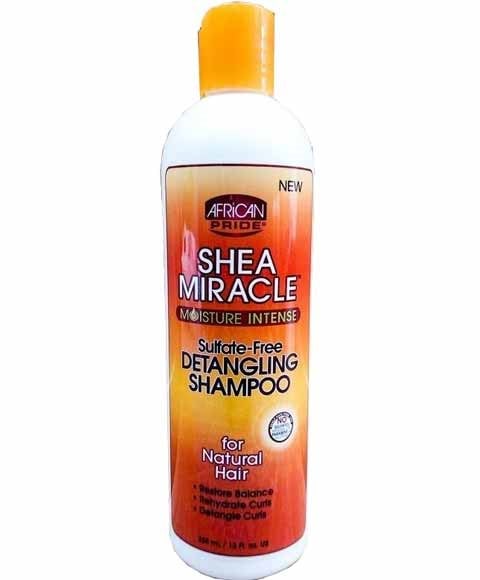SHEA MIRACLE MOISTURE INTENSE DETANGLING SHAMPOO 355 ml (Pack of 2) Shampoo Asetena Pa 
