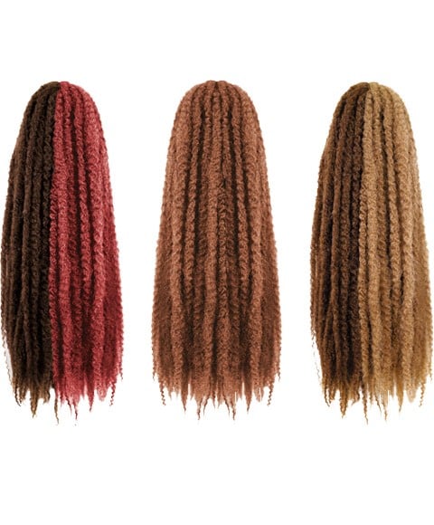 SOFT N SILKY SYN AFRO TWIST BRAID  Color M44 Hair for Braid Extensions Asetena Pa 