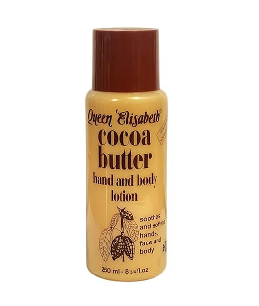 QUEEN ELISABETH COCOA BUTTER HAND AND BODY LOTION 250 ml Skin Moisturizing Asetena Pa 