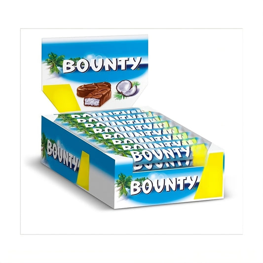Bounty Coconut & Milk Chocolate Snack Bar  57g Box of 24