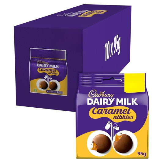 Cadbury Dairy Milk Caramel Nibbles Chocolate Bag 95g