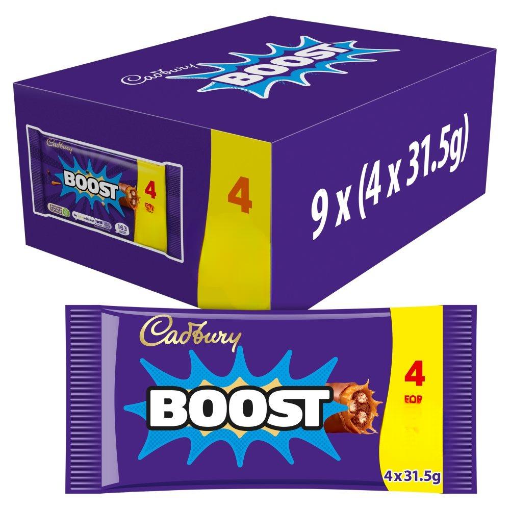 Cad Boost Chocolate Bar  4 Pack 126g