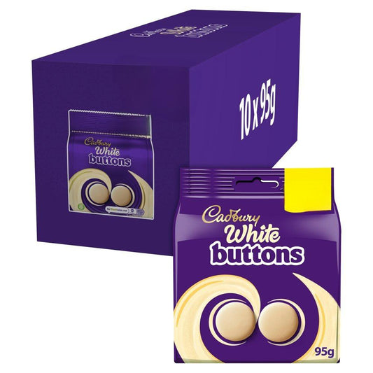 Cadbury White Buttons Chocolate Bag 95g