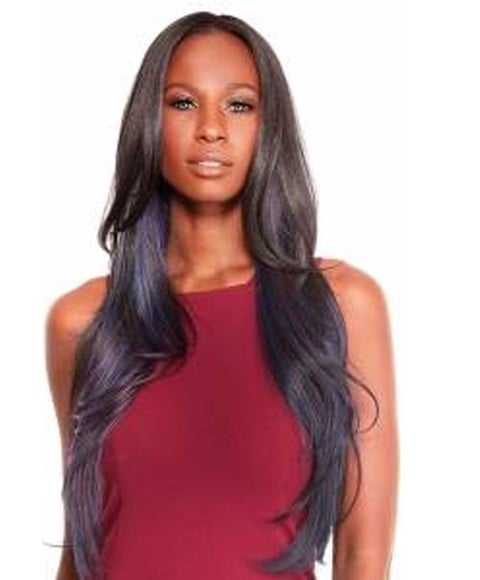 SPOTLIGHT SYN NADIDA LUXURIOUS LACE PARTING WIG  Color TT1B/33 Lace Wigs Asetena Pa 