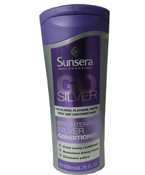 SUNSERA GO SILVER BRIGHTENING SILVER CONDITIONER 200 ml Conditioner Asetena Pa 