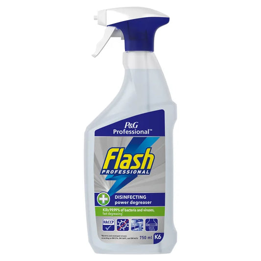 Flash Professional Disinfecting Degreaser 750ml Case of 6