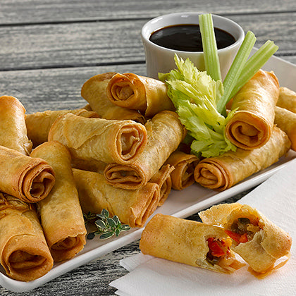 Cook Asia Mini Vegetable Spring Rolls 90 x 20g Ready Meals Asetena Pa 