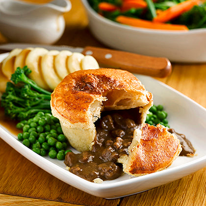 Everyday Favourites Steak & Kidney Pie 48 x 148g Ready Meals Asetena Pa 