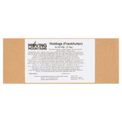 Moving Mountains Hot Dogs 20 x 155g Ready Meals Asetena Pa 