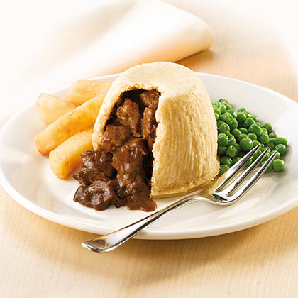 Wrights Baked Steak & Kidney Pudding 32 x 190g Ready Meals Asetena Pa 