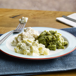 Simply Puree Level 6 Soft & Bite Sized Fish In Cheese Sauce 12 x 380g Ready Meals Asetena Pa 