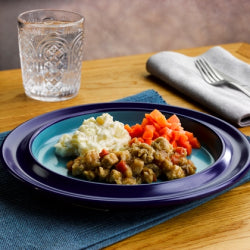 Simply Puree Level 6 Soft & Bite Sized Chicken Casserole 12 x 380g Ready Meals Asetena Pa 